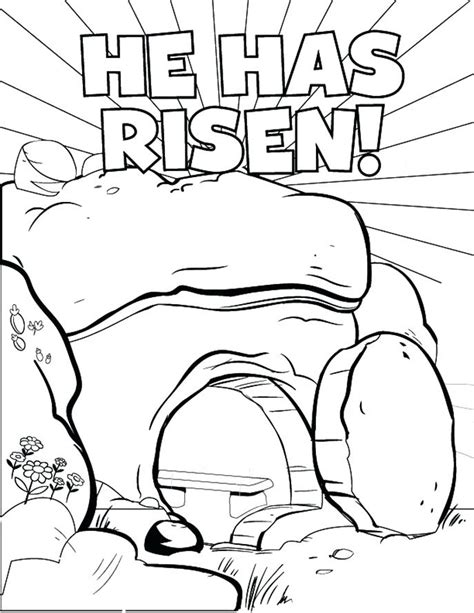 biblical easter coloring pages printable