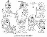 Dwarfs Dwarf sketch template