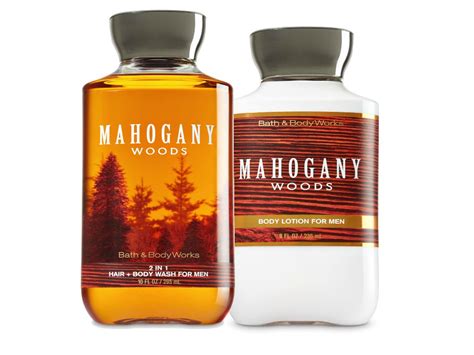 Bath And Body Works Mahogany Woods Body Lotion 2 In 1 Hair Body