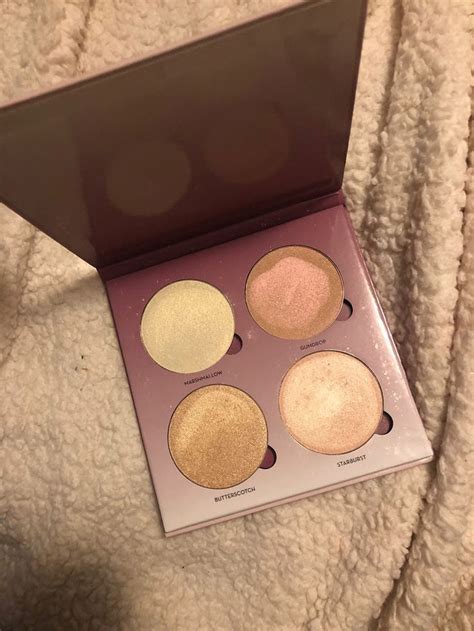 abh sugar glow kit    swatched glow kit glow abh