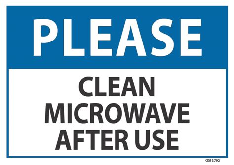 clean microwave   industrial signs