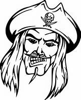 Piraten Pirata Ausmalbild Maskottchen Maskotka Mascots sketch template