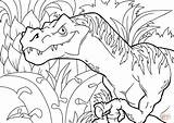Velociraptor Raptor Printable Rapture Jurassic sketch template