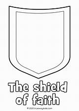 Deus Armadura Shield Coloring Trueway Armour sketch template