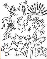 Huichol Search Google Designs Yarn Symbols sketch template