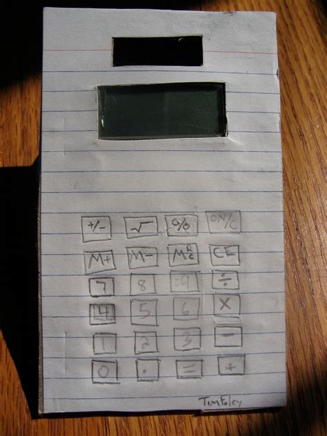 incredible paper calculator mod    steps instructables
