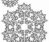 Coloring Snowflakes Getdrawings Printable Pages sketch template