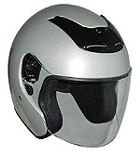 dot shell rk silver motorcycle helmet  removable visor