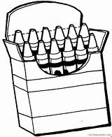 Coloring4free Crayon Coloring Pages Box Printable Related Posts sketch template
