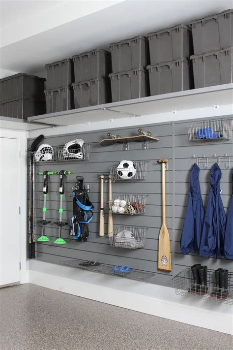 sports equipment overhead storage organization garageguru slat