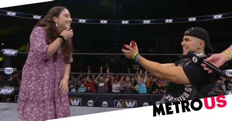 aew sammy guevara gets engaged in hometown after dynamite proposal