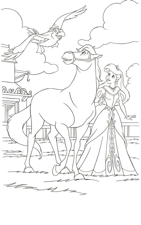 princess horse coloring pages  images horse coloring pages