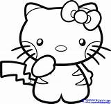 Emo Kitty Hello Coloring Draw Drawing Pages Easy Clipart Drawings Step Clipartmag Pikachu Anime Characters Library Popular Collection sketch template