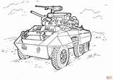 Coloring Pages Army Military Printable Vehicles Tank Greyhound Color Kids Car Armored Sheets M8 Print Adults Main Tanks Book Do sketch template