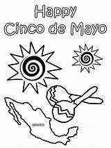 Mayo Cinco Coloring Pages Mexican Culture Color Printable Kids Print Colouring Dibujos Para Colorear Worksheet Map Worksheets May Size Gif sketch template