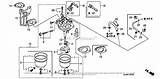 Carburetor Honda Diagram Parts Engine Engines Jpn Vin Gx160 sketch template