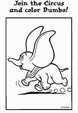 Coloring Pages Dumbo Circus sketch template