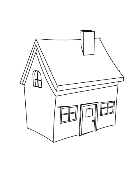 house coloring pages