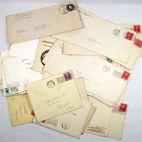 large lot  vintage envelopes  stamps early