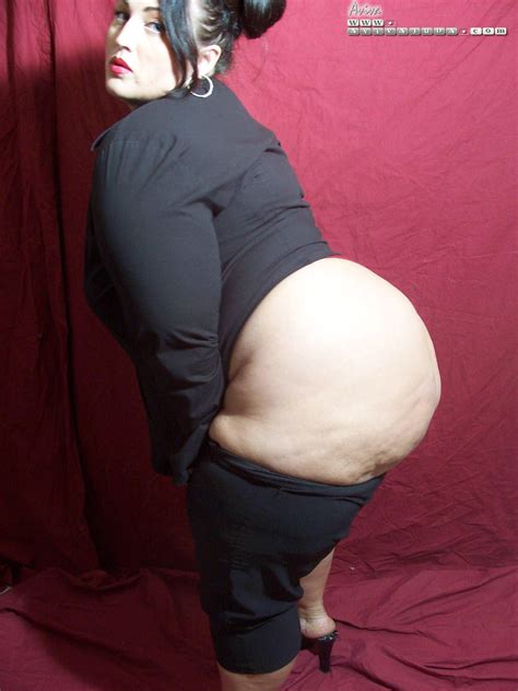 Huge Pear Ass Fat White Butt
