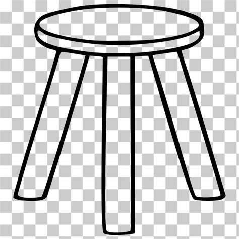 svg  legged stool vector image nohatcc