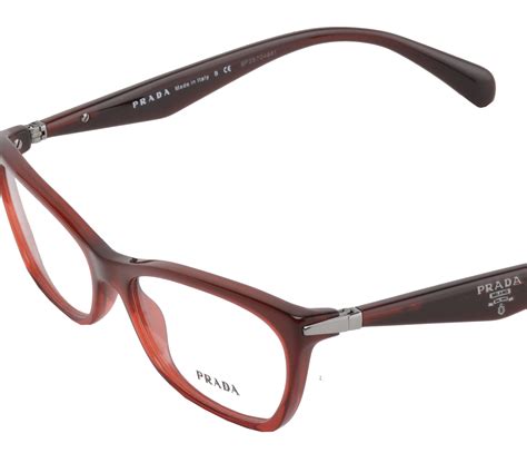 √ prada women u002639 s eyewear frames pr15pv 55mm red max1o1 ebay fs mag