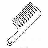 Peine Hairbrush Comb Brushing Hairdresser sketch template
