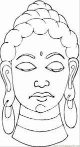 Coloring Pages Buddhist Buddha Popular Printable Library Clipart Coloringhome Line sketch template