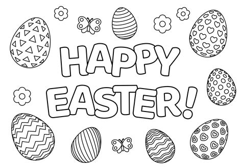 printable easter coloring pages printable templates