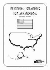 Coloring Pages Countries Cool Usa Kids sketch template