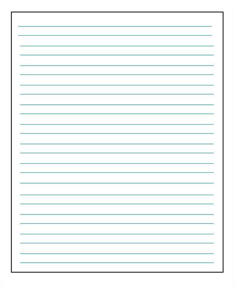 lined paper printable