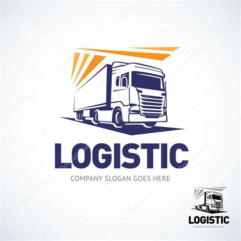 truck logo template stock vector  cideasign
