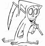 Reaper Cartoon Scythe Coloring Outline Drawing Halloween Grim Designlooter Getdrawings Carrying Vector Drawings 58kb 1024 sketch template