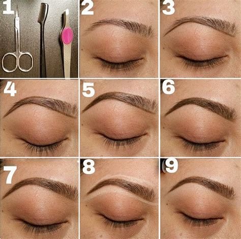 perfect  eyebrows technique top health remedies