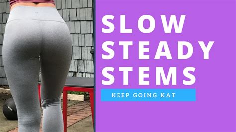 Slow Steady Stems Leg And Booty Workout Home Workout Youtube