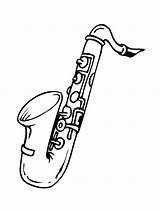 Instrument Muziekinstrumenten Saxophone Musikinstrumente Kleurplaten Saxofoon Malvorlage Muziek Horns Kleurplaatjes Kidsunder7 Stimmen sketch template