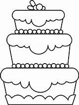 Cake Coloring Pages Birthday Kids Wordpress sketch template