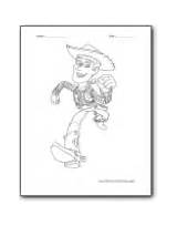 Coloring Pages Toy Story Woody Sheriff sketch template