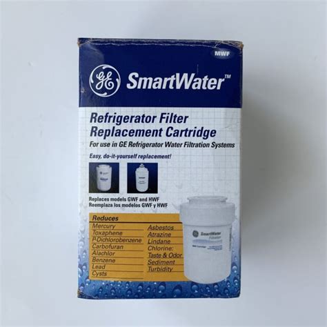 New Genuine Ge Smartwater Gwf Refrigerator Filter Replacement Cartridge