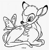 Coloring Bambi sketch template