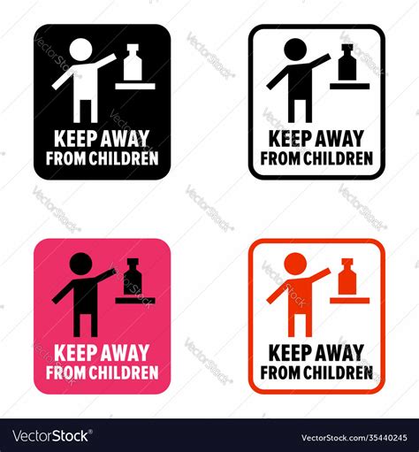 children information sign vector image