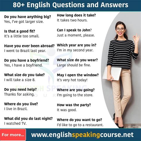 english questions  answers questions answers