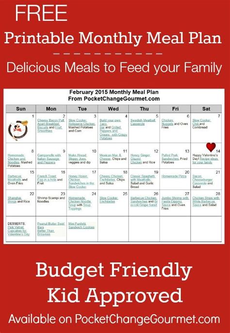 pin   meal plans