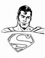 Superman Coloring Face Pages Logo Drawing Symbol Comic Clipart Kent Clark Batman Sketch Cliparts Printable Man Book Google Super George sketch template