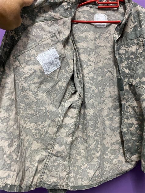army combat uniform acu jacket xl mens fashion coats jackets  outerwear  carousell