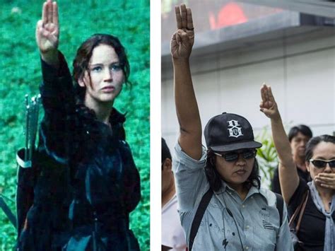 Thai Military Bans Hunger Games Salute News And Features