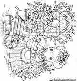 Pages Coloring Scenery Whimsical Color Visit Colouring sketch template