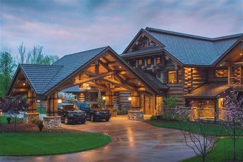discover western lodge log home designs  pioneer log homes  inspired  create