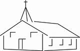 Church Buildings Architecture Coloring Printable Drawing Kb sketch template