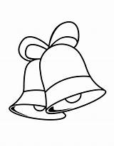 Bells Coloring Bell Christmas Colouring Pages Printable Drawing Kids Wedding Clipart Cards Cliparts Print Clip Color Templates Ornaments Library Sheet sketch template